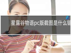 星露谷物语pc版截图是什么键
