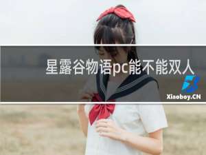 星露谷物语pc能不能双人