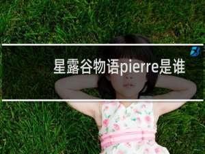 星露谷物语pierre是谁