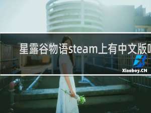 星露谷物语steam上有中文版吗