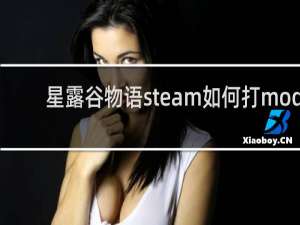 星露谷物语steam如何打mod