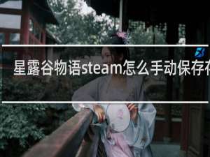 星露谷物语steam怎么手动保存存档