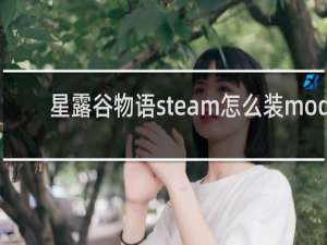 星露谷物语steam怎么装mod