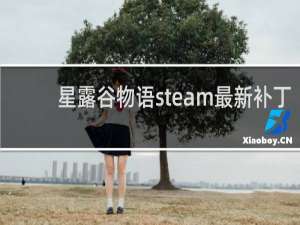 星露谷物语steam最新补丁