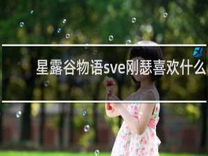 星露谷物语sve刚瑟喜欢什么