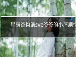 星露谷物语sve爷爷的小屋剧情