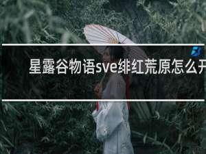 星露谷物语sve绯红荒原怎么开