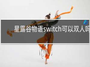星露谷物语switch可以双人吗
