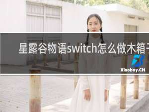 星露谷物语switch怎么做木箱子