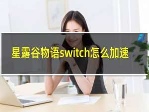 星露谷物语switch怎么加速