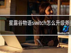 星露谷物语switch怎么升级斧头
