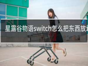 星露谷物语switch怎么把东西放地上