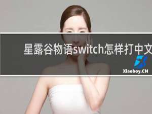 星露谷物语switch怎样打中文