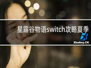 星露谷物语switch攻略夏季