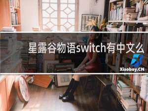 星露谷物语switch有中文么