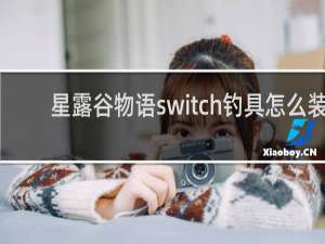 星露谷物语switch钓具怎么装