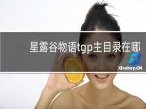 星露谷物语tgp主目录在哪