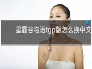 星露谷物语tgp版怎么换中文