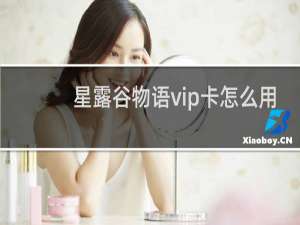 星露谷物语vip卡怎么用