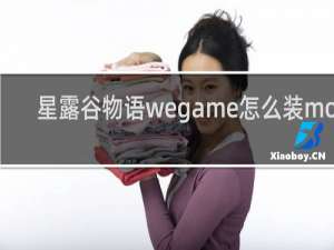 星露谷物语wegame怎么装mod