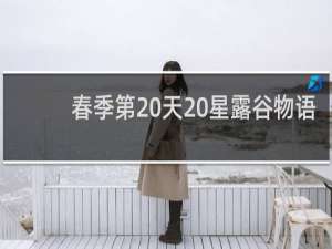 春季第20天 星露谷物语
