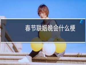 春节联姻晚会什么梗