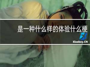 是一种什么样的体验什么梗？是一种什么样的体验是什么意思什么梗