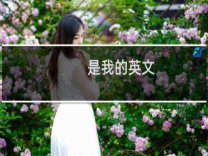 是我的英文