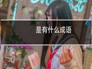 是有什么成语