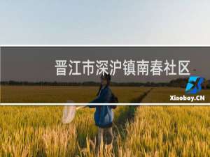 晋江市深沪镇南春社区志愿服务队(关于晋江市深沪镇南春社区志愿服务队的简介)