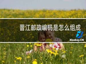 晋江邮政编码是怎么组成的