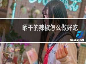 晒干的辣椒怎么做好吃