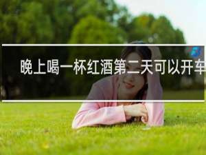 晚上喝一杯红酒第二天可以开车吗