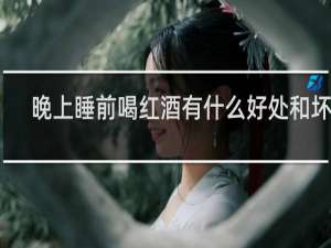 晚上睡前喝红酒有什么好处和坏处
