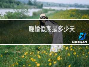 晚婚假期是多少天（不同地区的婚假天数）