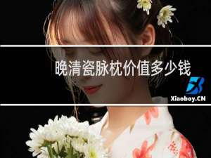 晚清瓷脉枕价值多少钱