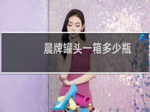 晨牌罐头一箱多少瓶