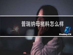 普瑞纳母猪料怎么样