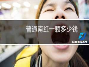 普通南红一颗多少钱