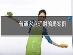 普通家庭理财骗局案例