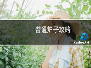 普通炉子攻略