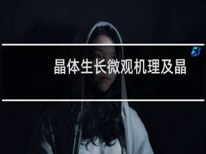 晶体生长微观机理及晶体生长边界层模型(关于晶体生长微观机理及晶体生长边界层模型的简介)