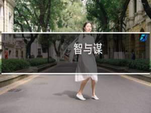 智与谋(关于智与谋的简介)