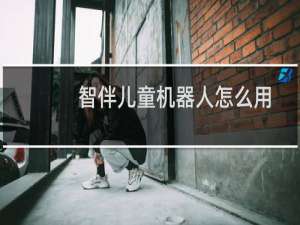 智伴儿童机器人怎么用