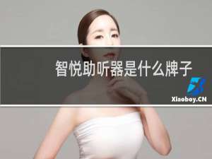 智悦助听器是什么牌子