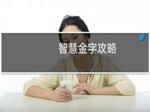 智慧金字攻略