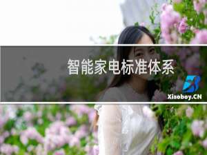 智能家电标准体系