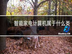 智能家电计算机属于什么类