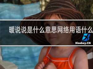 暖说说是什么意思网络用语什么梗
