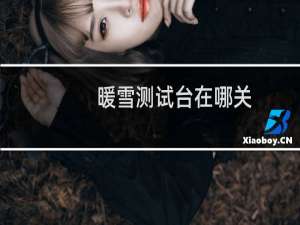 暖雪测试台在哪关
